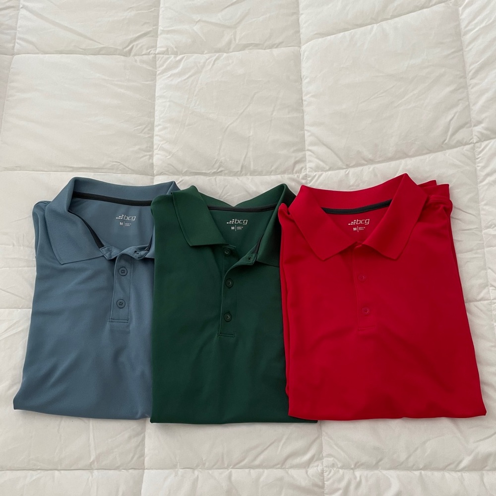 3 bcg men polos